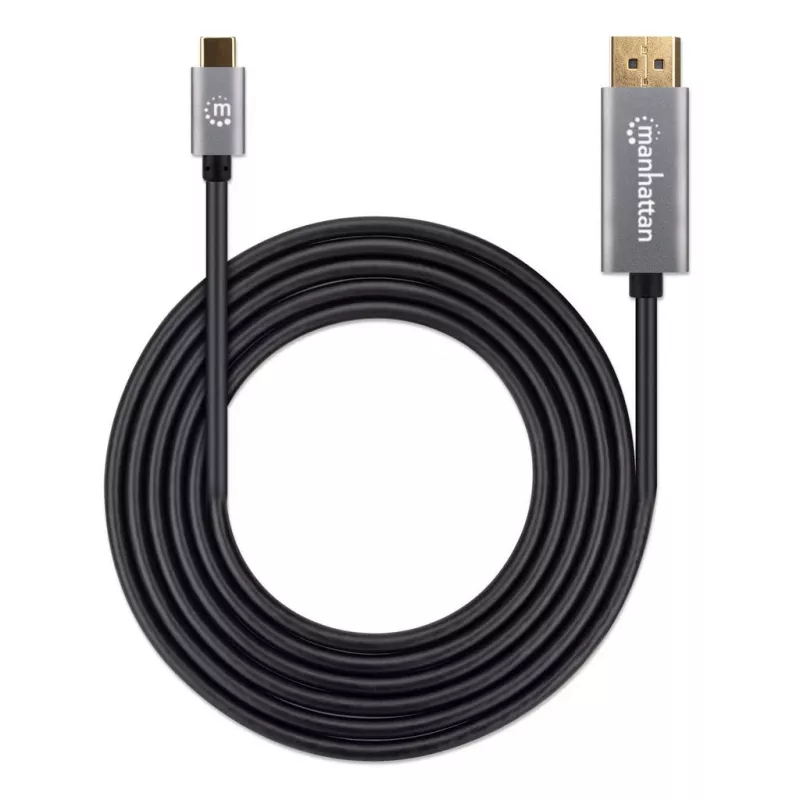 USB-C naar DisplayPort kabel Manhattan CDP2DP146B 8K 2m