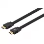 Manhattan HDMI-kabel met ethernet (plat), 4K@60Hz (Premium High Speed), 5m, stekker naar stekker, zwart, Ultra HD 4K x 2K, volledig afgeschermd, vergulde contacten, levenslange garantie
