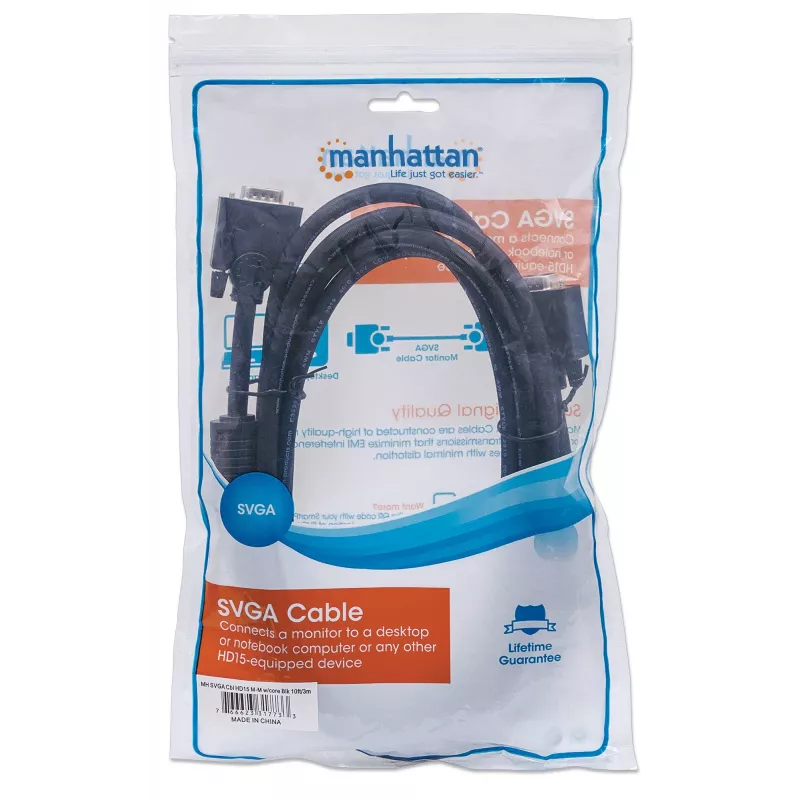 VGA-monitorkabel Manhattan 317733