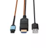 Lindy 38360 InfiniBand/glasvezelkabel 100 m MPO veelkleurig