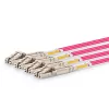 Lanview LVO230502-MTP InfiniBand glasvezelkabel 2 m OM4 MTP LC
