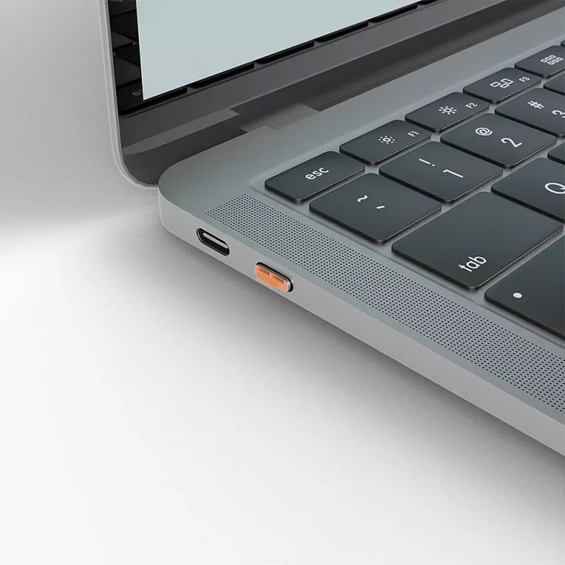 USB-C-poortblokkeerset Lindy, 4 stuks, oranje