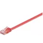 Microconnect V-UTP601R-FLAT netwerkkabel rood 1 m Cat6 U/UTP (UTP)