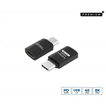 Microconnect USB4-CCF-240W USB-kabel 0 m USB-C zwart