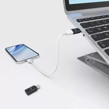 Microconnect USB4-CCF-240W USB-kabel 0 m USB-C zwart