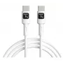 Techly ICOC-MUSB20-C60W1 USB-kabel USB 2.0 1 m USB-C wit