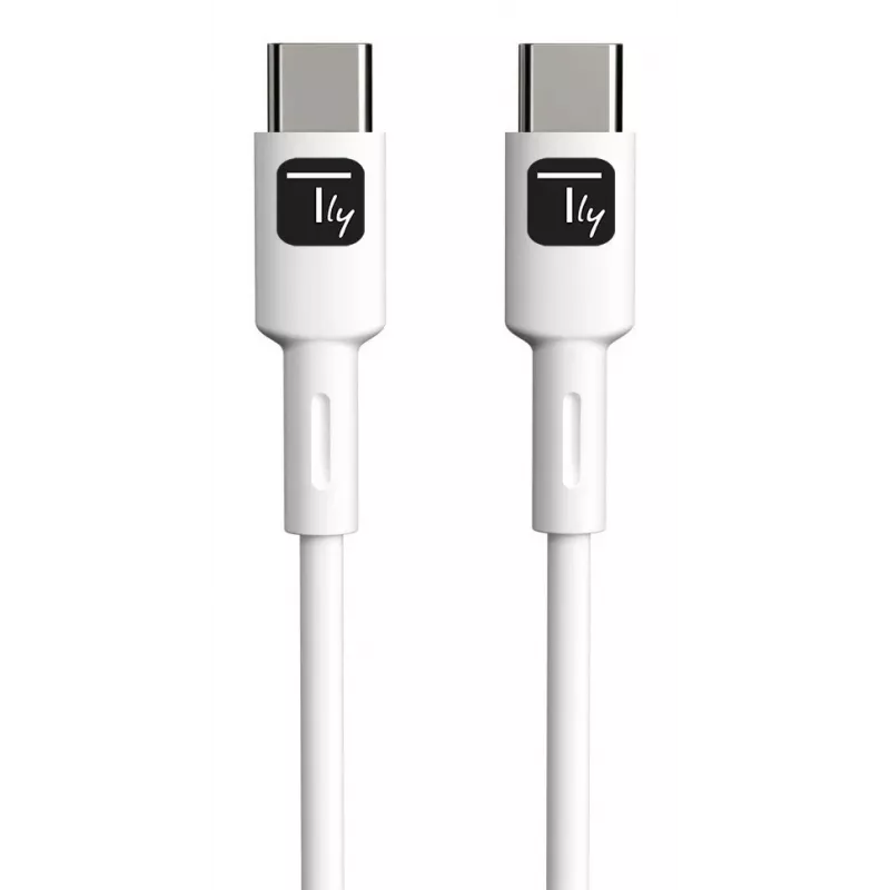 Techly ICOC-MUSB20-C60W1 USB-kabel USB 2.0 1 m USB-C wit