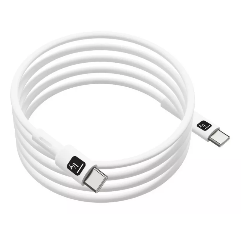 Techly ICOC-MUSB20-C60W1 USB-kabel USB 2.0 1 m USB-C wit