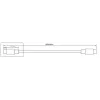 Microconnect DOCKUSB3.2CC1 USB-kabel USB 3.2 Gen 2 (3.1 Gen 2) 1 m USB C zwart