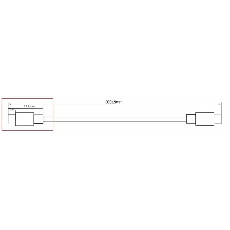 Microconnect DOCKUSB3.2CC1 USB-kabel USB 3.2 Gen 2 (3.1 Gen 2) 1 m USB C zwart