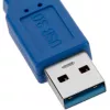 Techly USB 3.0 verlengkabel A stekker / A bus 3 m blauw ICOC U3-AA-30-EX