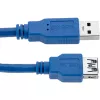 Techly USB 3.0 verlengkabel A stekker / A bus 3 m blauw ICOC U3-AA-30-EX