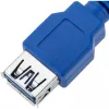 Techly USB 3.0 verlengkabel A stekker / A bus 3 m blauw ICOC U3-AA-30-EX