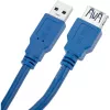 Techly USB 3.0 verlengkabel A stekker / A bus 3 m blauw ICOC U3-AA-30-EX