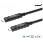 USB-C-kabel MicroConnect MC-USB3.2CC05-8K-OP 5 m — ondersteunt 8K-video, USB 3.2