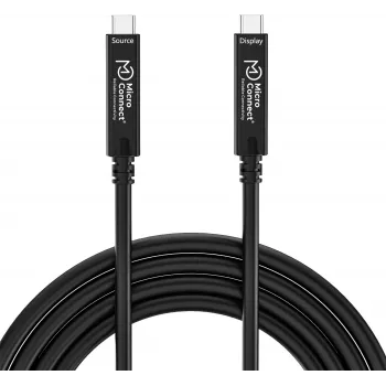 USB-C-kabel MicroConnect MC-USB3.2CC075-8K-OP 7,5 m – USB-C naar USB-C, 7,5 m lengte