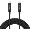 USB-C-kabel MicroConnect MC-USB3.2CC10-8K-OP 10 m, ondersteunt tot 8K