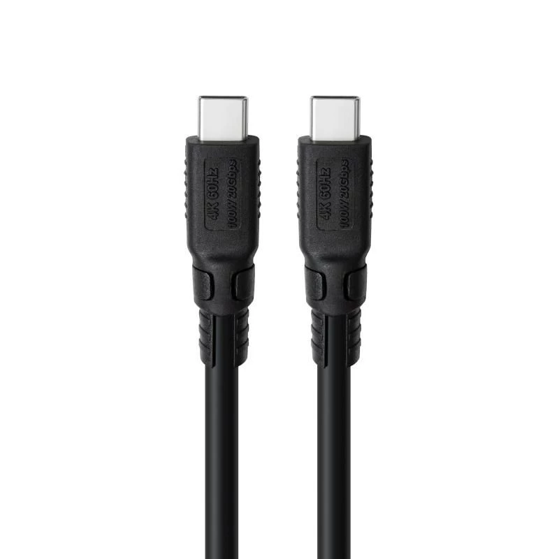 USB-C-kabel MicroConnect ColorFlex 100W USB3.2CC03-LSZH, USB-C naar USB-C, USB 3.2, 100W PD, LSZH-mantel