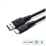 USB-C naar USB-A adapterkabel MicroConnect USB3.2AC1-LSZH, 1 m, USB 3.2