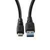 MicroConnect USB3.2AC3-LSZH ColorFlex USB-C-naar-USB-A-kabel, USB 3.2, 60 W, 10 Gbps, LSZH