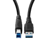 USB-A-B datakabel MicroConnect USB3.0AB2B‑LSZH 2 m, USB 3.2 Gen 1 (Micro-B/B), LSZH