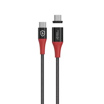 USB-C magnetische oplaadkabel MicroConnect MC-MAGNETIC-CUSBC-SC-240W – 240 W Power Delivery, afneembare magneetstekker