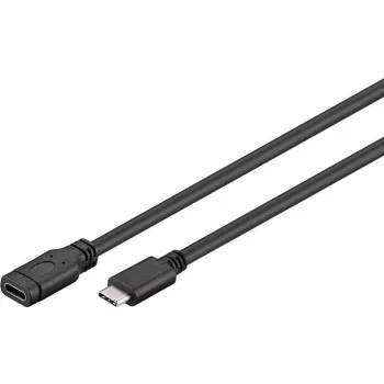 Microconnect MC-ITH-USBC-EX-002 USB-kabel USB 3.2 Gen 1 (3.1 Gen 1) 1,8 m zwart