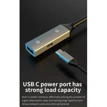 Microconnect USB3.0AAF20A USB-kabel 20 m USB A zwart