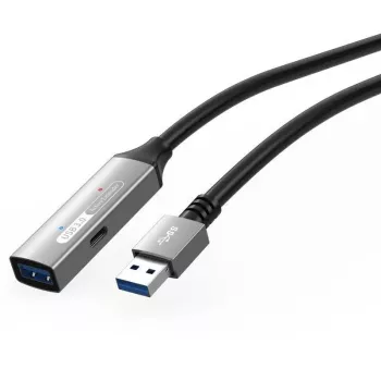Microconnect USB3.0AAF20A USB-kabel 20 m USB A zwart