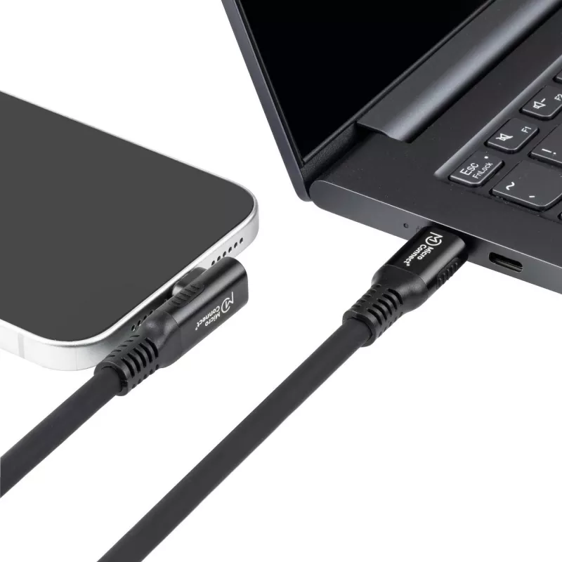 Microconnect MC-LS-USB4CC1.0-A USB-kabel 1 m USB C zwart