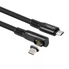 Microconnect MC-LS-USB4CC1.0-A USB-kabel 1 m USB C zwart