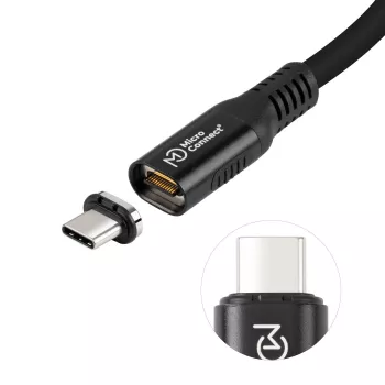Microconnect MC-LS-USB4CC2.0 USB-kabel 2 m USB C zwart