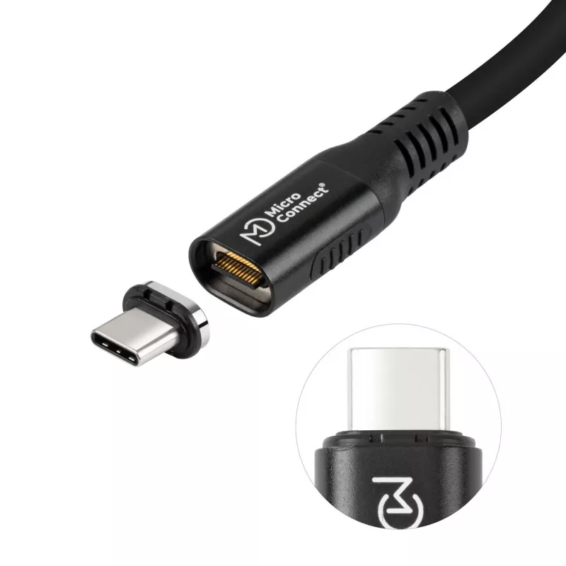 Microconnect MC-LS-USB4CC2.0 USB-kabel 2 m USB C zwart