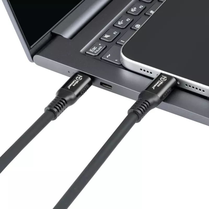 Microconnect MC-LS-USB4CC2.0 USB-kabel 2 m USB C zwart