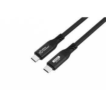 Microconnect USB4CC05-240W-80GBPS USB-kabel USB4 Gen 3x2 0,5 m USB C zwart