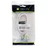 Techly 1 m High Speed HDMI-kabel met Ethernet A/A M/M wit ICOC HDMI-4-010WH
