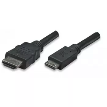 Techly ICOC-HDMI-B-015 HDMI-kabel 1,8 m HDMI Type-A (standaard) HDMI Type-C (mini) zwart