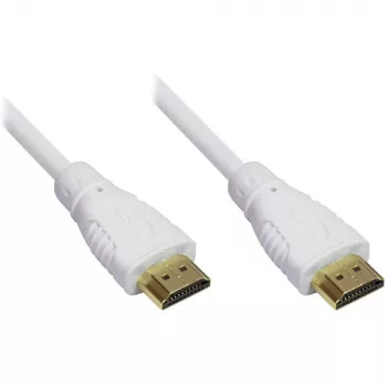 Techly ICOC HDMI-4-005NWT HDMI-kabel 0,5 m HDMI Type-A (standaard) wit
