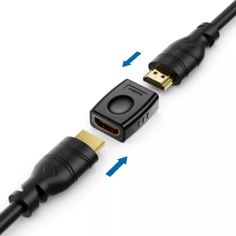 Kabeladapter Techly IADAP-HDMI-F/F zwart