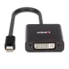 Lindy Mini DisplayPort naar DVI actieve converter 0,16 m zwart