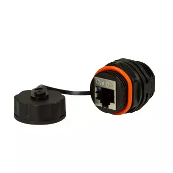 Kabeladapter LOGON NETWORKING TWPGLAND83 RJ-45 zwart