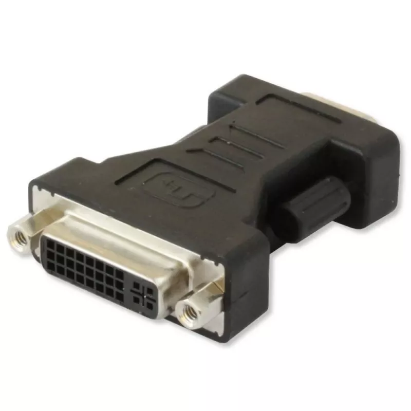 Techly DVI naar analoog VGA F/M adapter IADAP DVI-9100, VGA, DVI-I, zwart