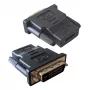 Kabeladapter DVI-D zwart Techly IADAP-DVI-HDMI-F
