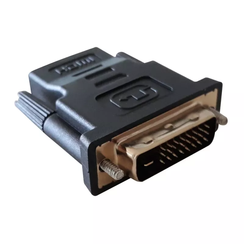Kabeladapter DVI-D zwart Techly IADAP-DVI-HDMI-F