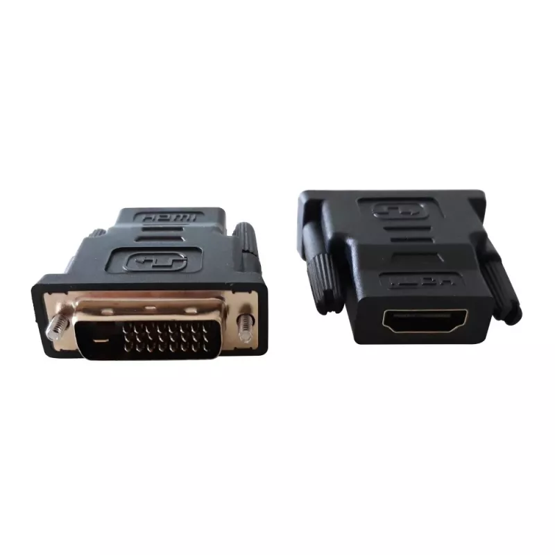 Kabeladapter DVI-D zwart Techly IADAP-DVI-HDMI-F