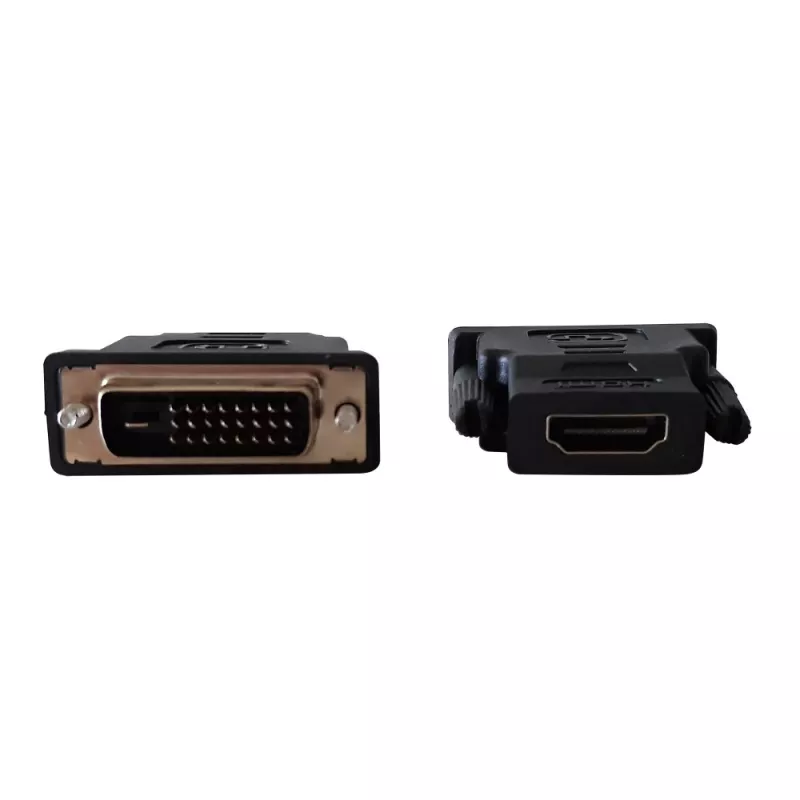 Kabeladapter DVI-D zwart Techly IADAP-DVI-HDMI-F