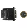 Kabeladapter DVI-D zwart Techly IADAP-DVI-HDMI-F