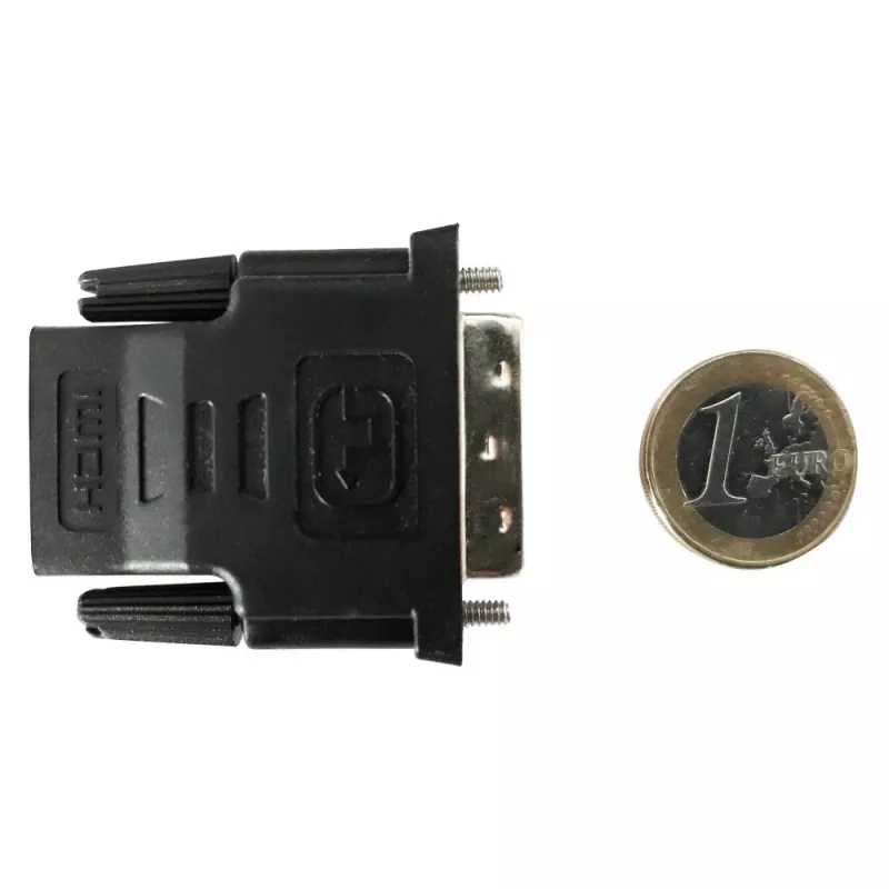 Kabeladapter DVI-D zwart Techly IADAP-DVI-HDMI-F