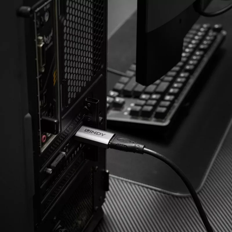 DisplayPort naar HDMI adapter Lindy 41095 — ondersteunt tot 4K 120 Hz