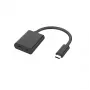 Microconnect USB3.1CPD35MM USB-C naar 3,5 mm audio-adapter met PD-lading